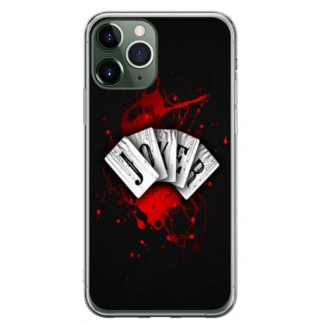 Husa personalizata tip carcasa HQPrint pentru Apple iPhone 11 Pro Max, model Joker 1, multicolor, S1D1M0106