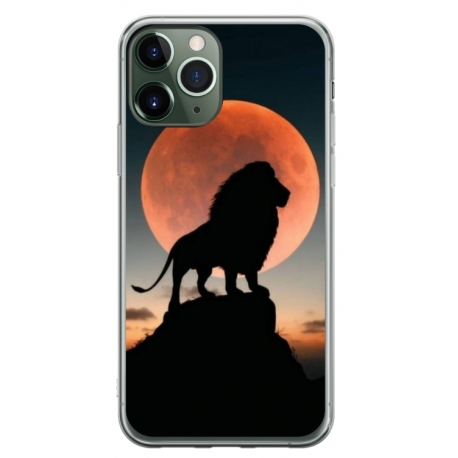 Husa personalizata tip carcasa HQPrint pentru Apple iPhone 11 Pro Max, model Lion 1, multicolor, S1D1M0110