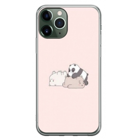Husa personalizata tip carcasa HQPrint pentru Apple iPhone 11 Pro Max, model Bears 3, multicolor, S1D1M0115