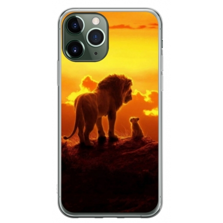 Husa personalizata tip carcasa HQPrint pentru Apple iPhone 11 Pro Max, model Lion King 1, multicolor, S1D1M0119