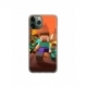 Husa personalizata tip carcasa HQPrint pentru Apple iPhone 11 Pro Max, model Minecraft 1, multicolor, S1D1M0125