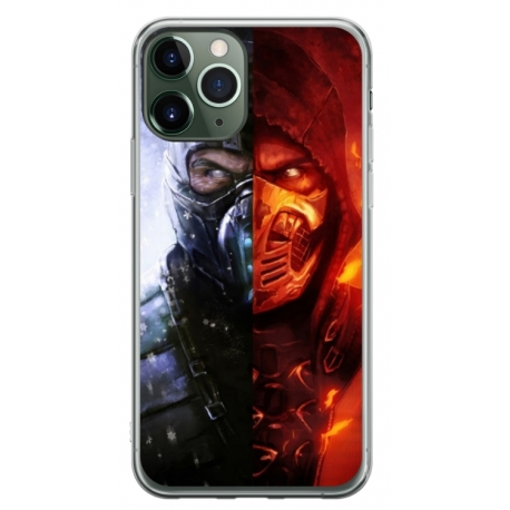 Husa personalizata tip carcasa HQPrint pentru Apple iPhone 11 Pro Max, model Mortal Kombat, multicolor, S1D1M0130