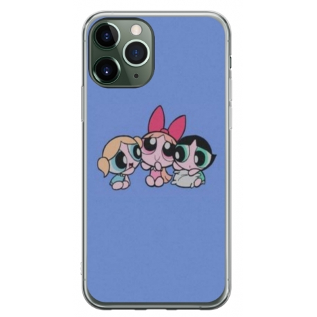 Husa personalizata tip carcasa HQPrint pentru Apple iPhone 11 Pro Max, model Powerpuff Girls, multicolor, S1D1M0135