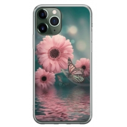 Husa personalizata tip carcasa HQPrint pentru Apple iPhone 11 Pro Max, model Flowers 7, multicolor, S1D1M0140