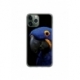 Husa personalizata tip carcasa HQPrint pentru Apple iPhone 11 Pro Max, model Blue Parrot, multicolor, S1D1M0145