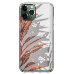 Husa personalizata tip carcasa HQPrint pentru Apple iPhone 11 Pro Max, model Leaf Design 4, multicolor, S1D1M0155