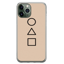 Husa personalizata tip carcasa HQPrint pentru Apple iPhone 11 Pro Max, model Squid Game 1, multicolor, S1D1M0173