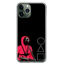 Husa personalizata tip carcasa HQPrint pentru Apple iPhone 11 Pro Max, model Squid Game 5, multicolor, S1D1M0177