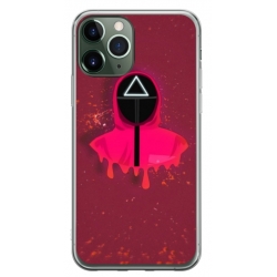 Husa personalizata tip carcasa HQPrint pentru Apple iPhone 11 Pro Max, model Squid Game 6, multicolor, S1D1M0178
