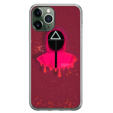 Husa personalizata tip carcasa HQPrint pentru Apple iPhone 11 Pro Max, model Squid Game 6, multicolor, S1D1M0178