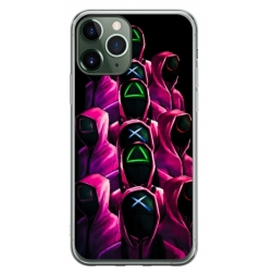 Husa personalizata tip carcasa HQPrint pentru Apple iPhone 11 Pro Max, model Squid Game 8, multicolor, S1D1M0180