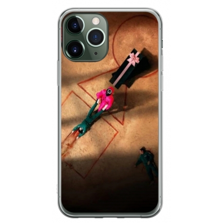 Husa personalizata tip carcasa HQPrint pentru Apple iPhone 11 Pro Max, model Squid Game 12, multicolor, S1D1M0184