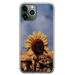 Husa personalizata tip carcasa HQPrint pentru Apple iPhone 11 Pro Max, model Sunflower 1, multicolor, S1D1M0193