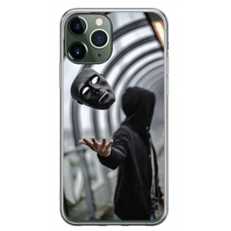 Husa personalizata tip carcasa HQPrint pentru Apple iPhone 11 Pro Max, model Mask, multicolor, S1D1M0199