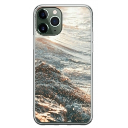 Husa personalizata tip carcasa HQPrint pentru Apple iPhone 11 Pro Max, model Ocean Water 1 , multicolor, S1D1M0200