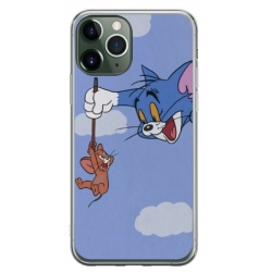 Husa personalizata tip carcasa HQPrint pentru Apple iPhone 11 Pro Max, model Tom and Jerry 1, multicolor, S1D1M0203