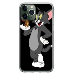 Husa personalizata tip carcasa HQPrint pentru Apple iPhone 11 Pro Max, model Tom and Jerry 2, multicolor, S1D1M0204