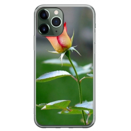 Husa personalizata tip carcasa HQPrint pentru Apple iPhone 11 Pro Max, model Flowers 13, multicolor, S1D1M0206