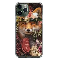 Husa personalizata tip carcasa HQPrint pentru Apple iPhone 11 Pro Max, model Fox, multicolor, S1D1M0213