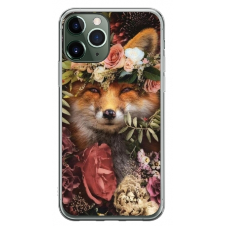 Husa personalizata tip carcasa HQPrint pentru Apple iPhone 11 Pro Max, model Fox, multicolor, S1D1M0213