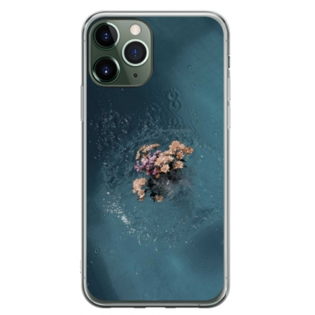 Husa personalizata tip carcasa HQPrint pentru Apple iPhone 11 Pro Max, model Flowers 15, multicolor, S1D1M0215