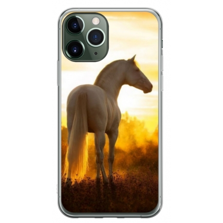 Husa personalizata tip carcasa HQPrint pentru Apple iPhone 11 Pro Max, model Horse 2, multicolor, S1D1M0218