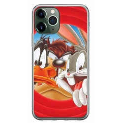 Husa personalizata tip carcasa HQPrint pentru Apple iPhone 11 Pro Max, model Looney Tunes 2, multicolor, S1D1M0227