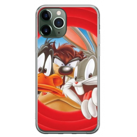 Husa personalizata tip carcasa HQPrint pentru Apple iPhone 11 Pro Max, model Looney Tunes 2, multicolor, S1D1M0227