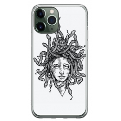 Husa personalizata tip carcasa HQPrint pentru Apple iPhone 11 Pro Max, model Medusa 2, multicolor, S1D1M0230