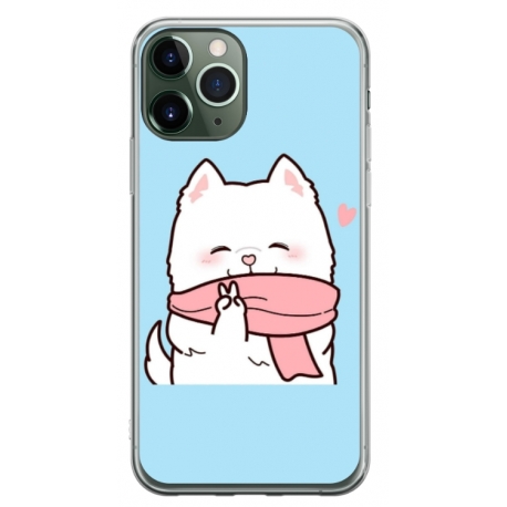 Husa personalizata tip carcasa HQPrint pentru Apple iPhone 11 Pro Max, model Cute Puppy, multicolor, S1D1M0232
