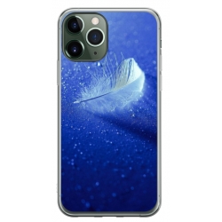 Husa personalizata tip carcasa HQPrint pentru Apple iPhone 11 Pro Max, model Pana, multicolor, S1D1M0236