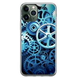 Husa personalizata tip carcasa HQPrint pentru Apple iPhone 11 Pro Max, model Clockwork, multicolor, S1D1M0250