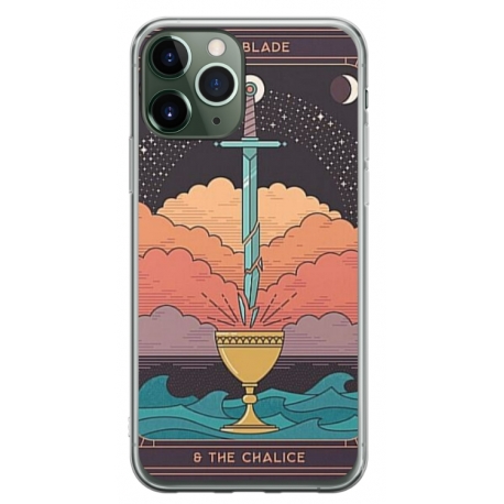 Husa personalizata tip carcasa HQPrint pentru Apple iPhone 11 Pro Max, model Tarrot, multicolor, S1D1M0267