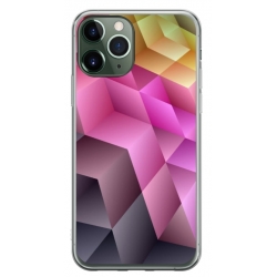 Husa personalizata tip carcasa HQPrint pentru Apple iPhone 11 Pro Max, model Colorful 1, multicolor, S1D1M0273
