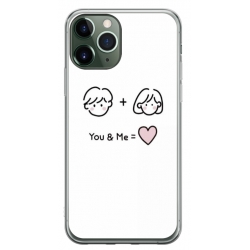 Husa personalizata tip carcasa HQPrint pentru Apple iPhone 11 Pro Max, model You and Me, multicolor, S1D1M0274