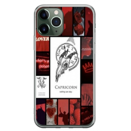 Husa personalizata tip carcasa HQPrint pentru Apple iPhone 11 Pro Max, model Capricorn, multicolor, S1D1M0295