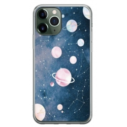 Husa personalizata tip carcasa HQPrint pentru Apple iPhone 11 Pro Max, model Solar System, multicolor, S1D1M0313