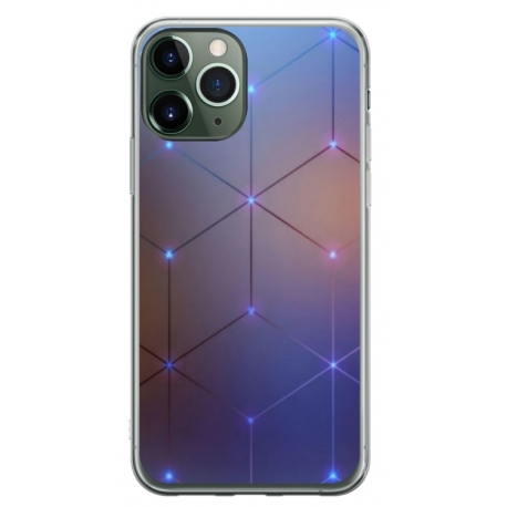 Husa personalizata tip carcasa HQPrint pentru Apple iPhone 11 Pro Max, model Square, multicolor, S1D1M0315