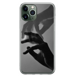 Husa personalizata tip carcasa HQPrint pentru Apple iPhone 11 Pro Max, model Hand Reach, multicolor, S1D1M0318