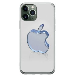 Husa personalizata tip carcasa HQPrint pentru Apple iPhone 11 Pro Max, model Apple Logo, multicolor, S1D1M0323