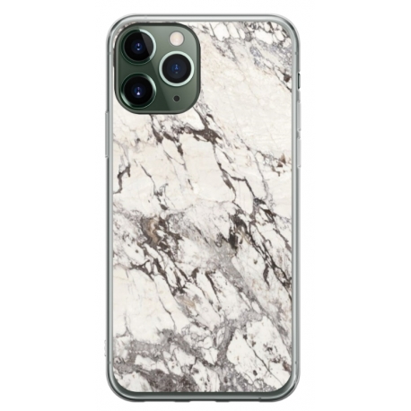 Husa personalizata tip carcasa HQPrint pentru Apple iPhone 11 Pro Max, model White Marble, multicolor, S1D1M0325