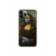 Husa personalizata tip carcasa HQPrint pentru Apple iPhone 11 Pro Max, model Covid Mona Lisa, multicolor, S1D1M0327