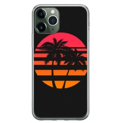 Husa personalizata tip carcasa HQPrint pentru Apple iPhone 11 Pro Max, model Beach View 3, multicolor, S1D1M0337