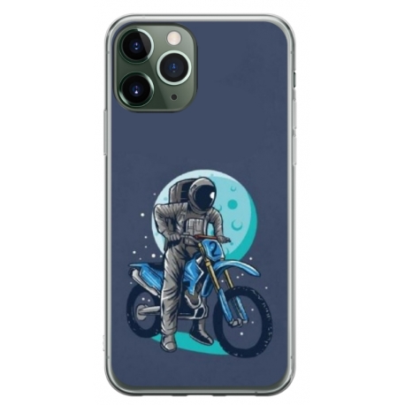 Husa personalizata tip carcasa HQPrint pentru Apple iPhone 11 Pro Max, model Biker Astronaout, multicolor, S1D1M0375