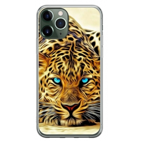 Husa personalizata tip carcasa HQPrint pentru Apple iPhone 11 Pro Max, model Cheetah, multicolor, S1D1M0382