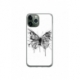 Husa personalizata tip carcasa HQPrint pentru Apple iPhone 11 Pro, model Butterfly 3, multicolor, S1D1M0030
