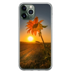 Husa personalizata tip carcasa HQPrint pentru Apple iPhone 11 Pro, model Sunflower 2, multicolor, S1D1M0194