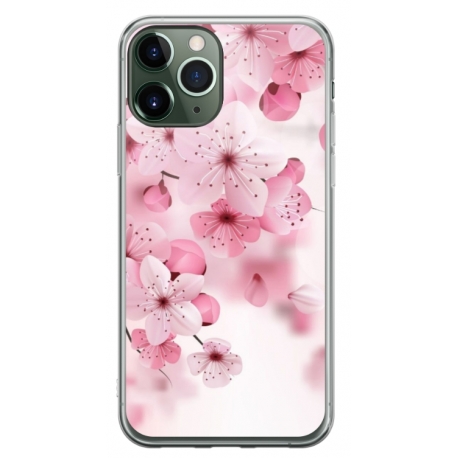 Husa personalizata tip carcasa HQPrint pentru Apple iPhone 11 Pro, model Flowers 17, multicolor, S1D1M0241