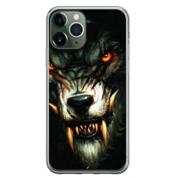 Husa personalizata tip carcasa HQPrint pentru Apple iPhone 11 Pro, model Wolf, multicolor, S1D1M0286