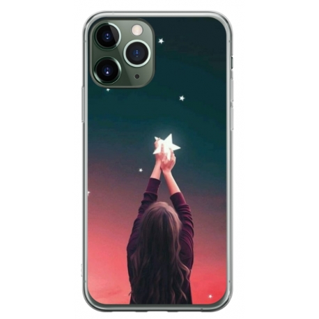 Husa personalizata tip carcasa HQPrint pentru Apple iPhone 11 Pro, model Star stealing, multicolor, S1D1M0292